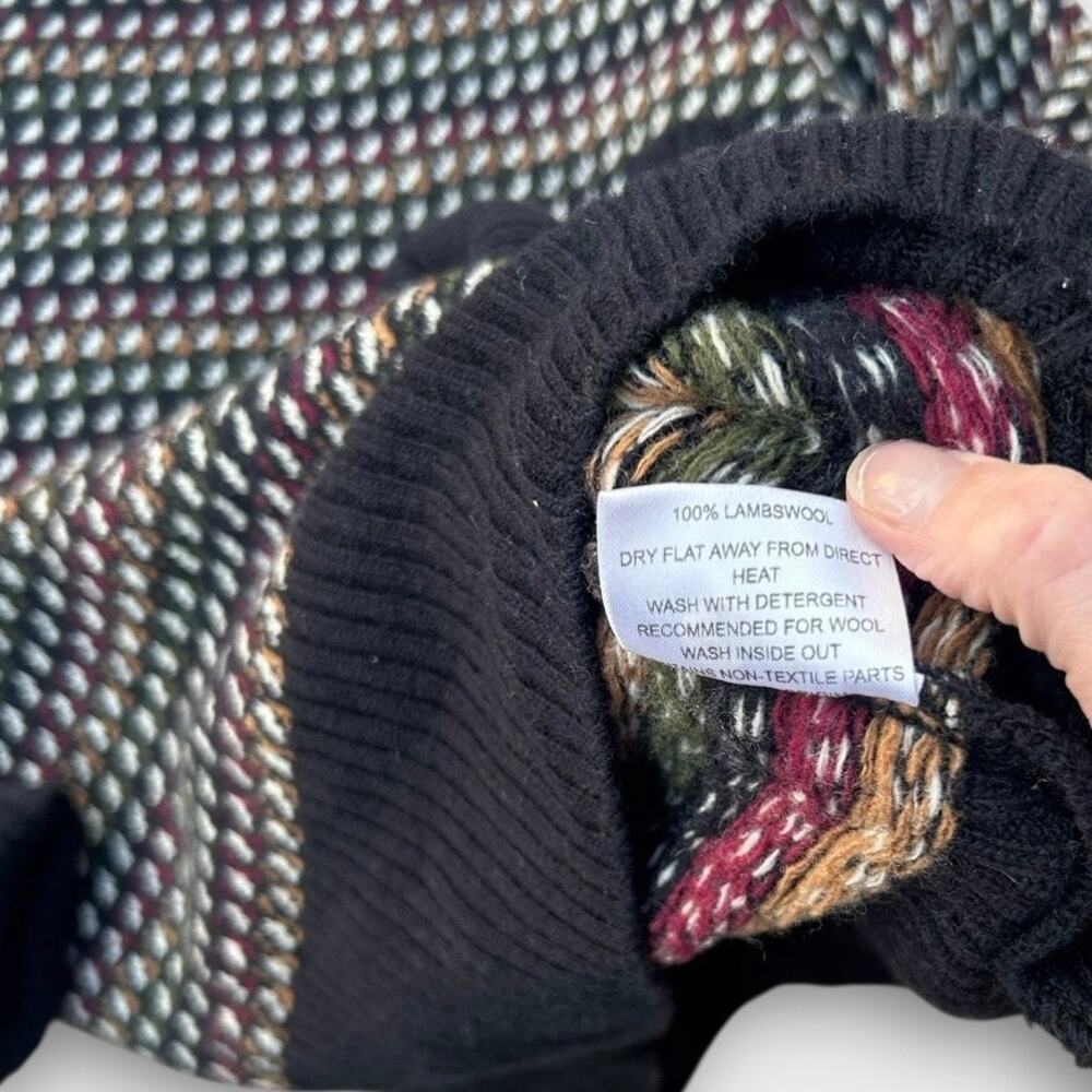 Barbour 100% Lambswool Sweater Women's Size 10 Cozycore Preppy Quiet Luxury - Picture 6 of 11